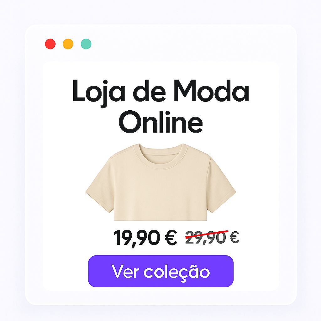 Mockup de site responsivo